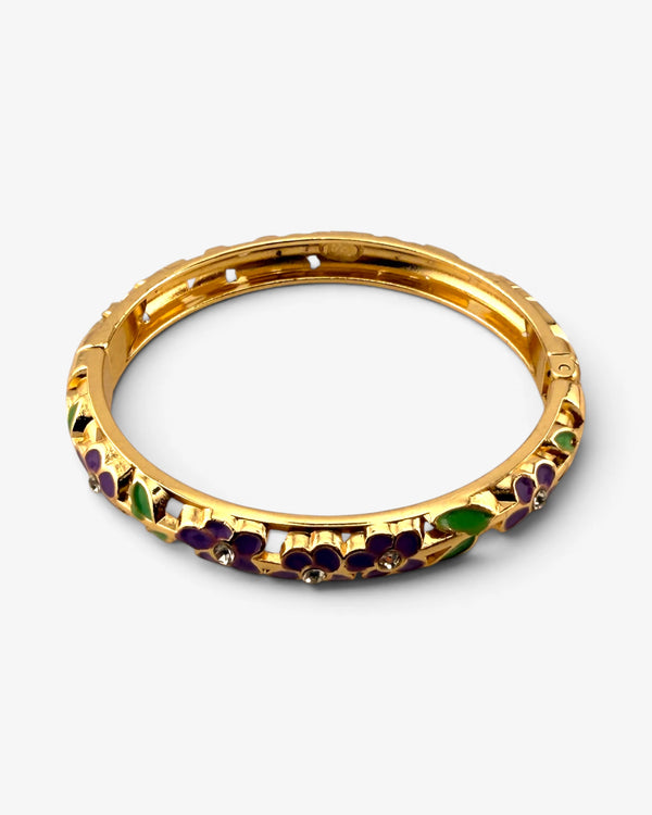 Bracelet Jonc Thaï Fleuri
