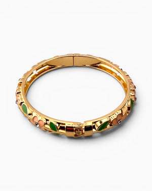 Bracelet Jonc Thaï Fleuri