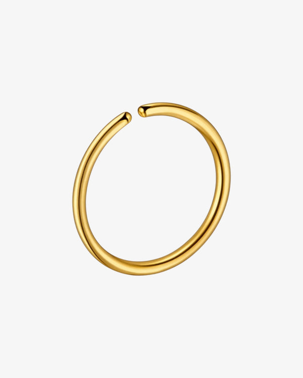 Anneau Ouvert en Titane ASTM F136 | Piercing Nez 0,8 × 6 mm - BEQUEEN