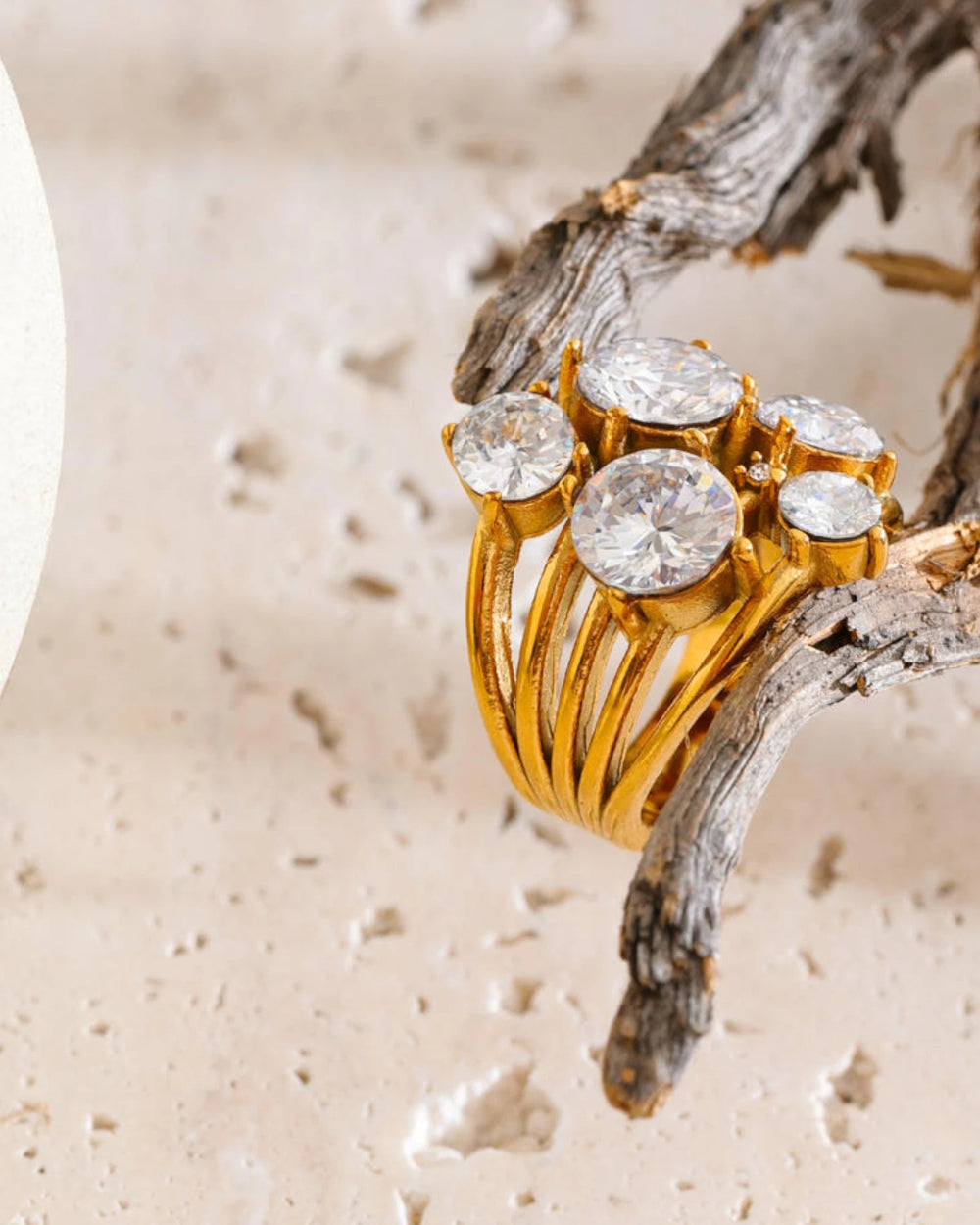 Bague Constellation Multi-Rangs à Zircons - BEQUEEN PARIS
