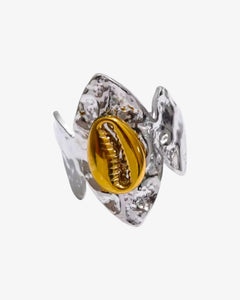 Bague Grain de Café Bicolore - BEQUEEN PARIS
