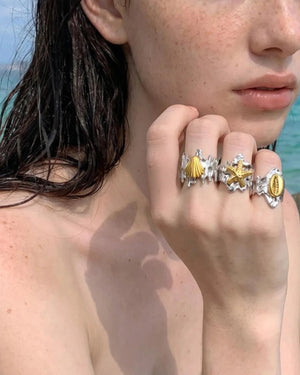 Bague Nautile Bicolore - BEQUEEN PARIS