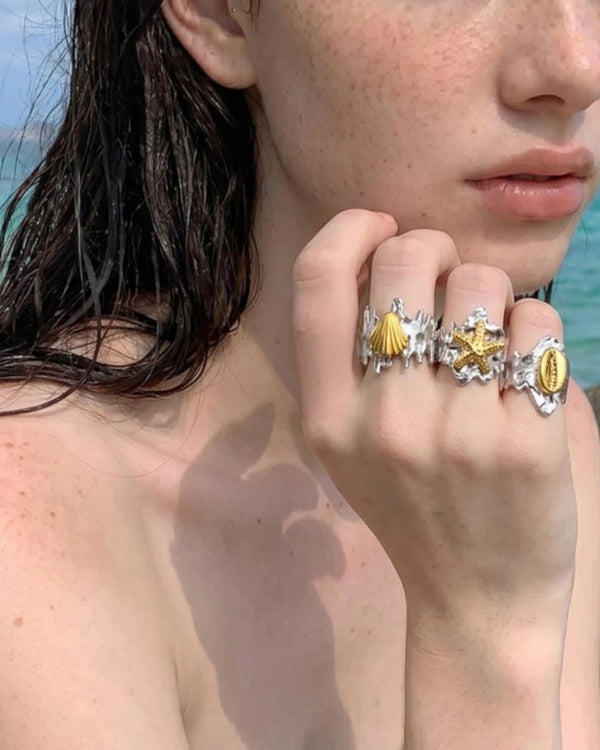 Bague Nautile Bicolore - BEQUEEN PARIS