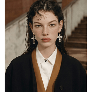 Boucles Divine Cross - BEQUEEN PARIS