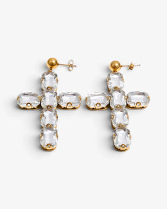 Boucles Divine Cross - BEQUEEN PARIS