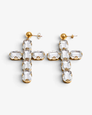 Boucles Divine Cross - BEQUEEN PARIS