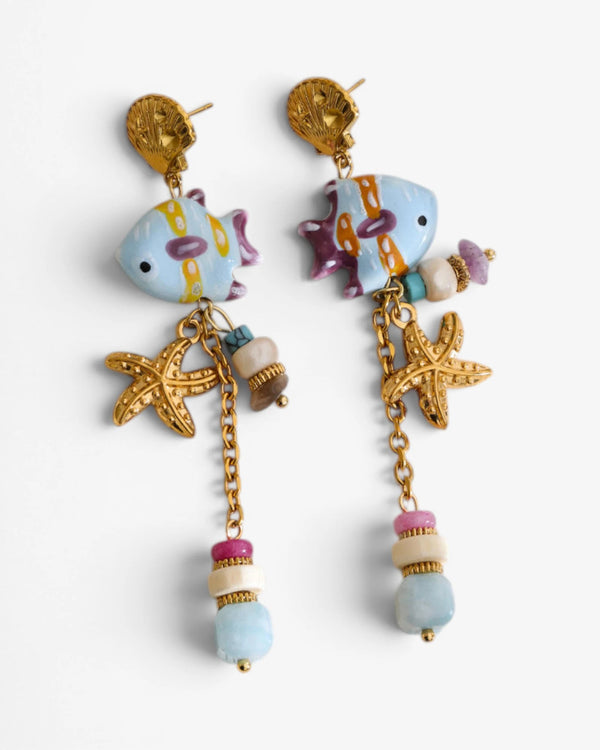 Boucles d'oreilles Bahia - BEQUEEN PARIS