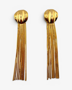 Boucles d'oreilles Cascade Dorée - BEQUEEN PARIS