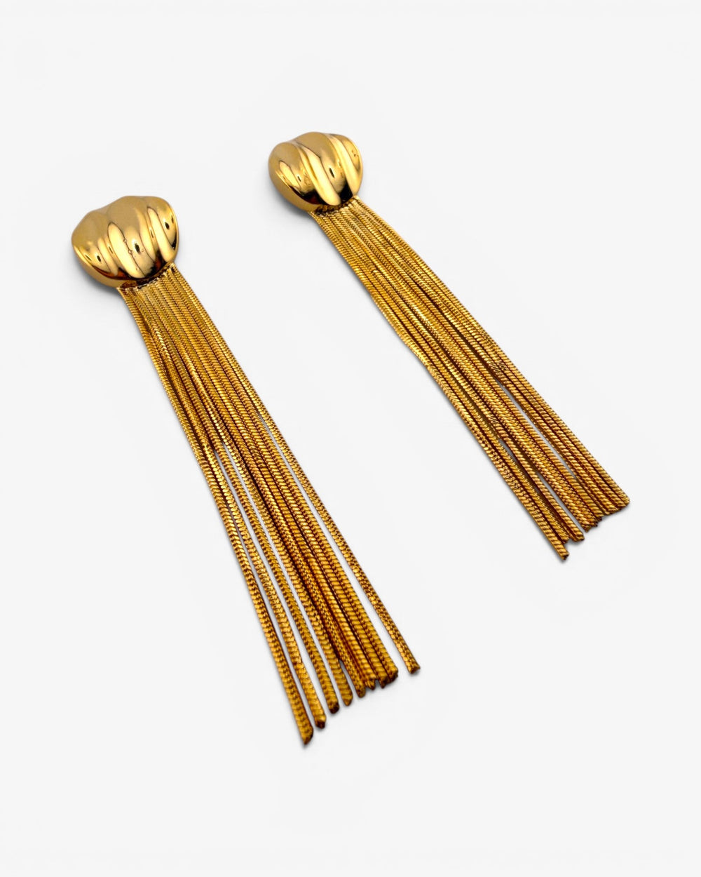 Boucles d'oreilles Cascade Dorée - BEQUEEN PARIS