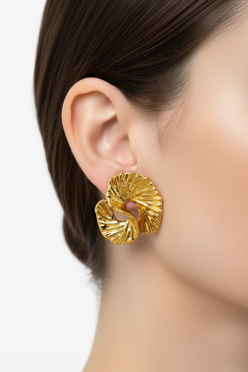Boucles d'oreilles Dorine Sculptées - BEQUEEN PARIS