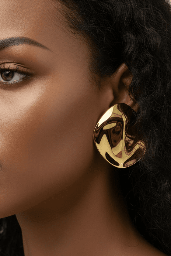 Boucles d'oreilles Dune Dorée - BEQUEEN PARIS