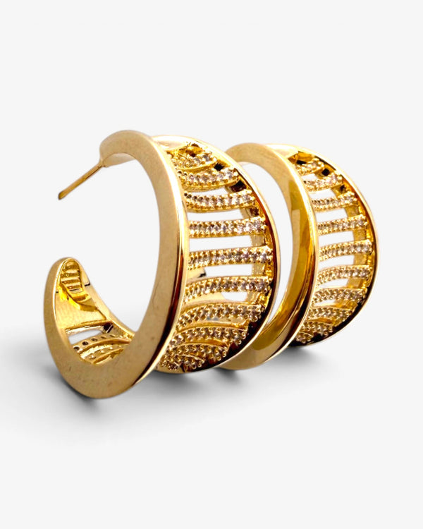Boucles d'oreilles Éclat Riviera - BEQUEEN PARIS