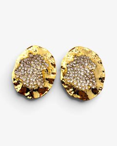 Boucles d'oreilles Eclipse Dorée - BEQUEEN PARIS