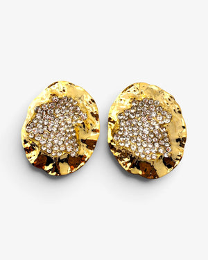 Boucles d'oreilles Eclipse Dorée - BEQUEEN PARIS