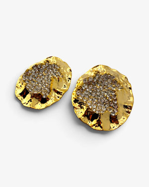 Boucles d'oreilles Eclipse Dorée - BEQUEEN PARIS