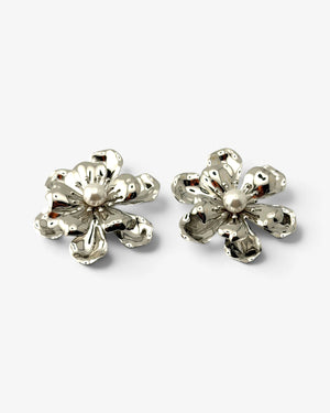 Boucles d'oreilles Fleur Perla - BEQUEEN PARIS