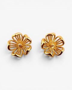 Boucles d'oreilles Flora Dorées - BEQUEEN PARIS
