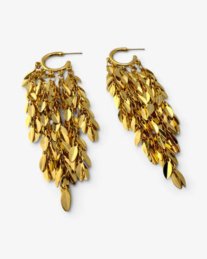Boucles d'oreilles Golden Leaves - BEQUEEN PARIS