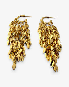 Boucles d'oreilles Golden Leaves - BEQUEEN PARIS