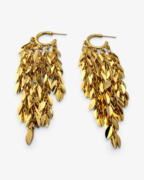 Boucles d'oreilles Golden Leaves - BEQUEEN PARIS