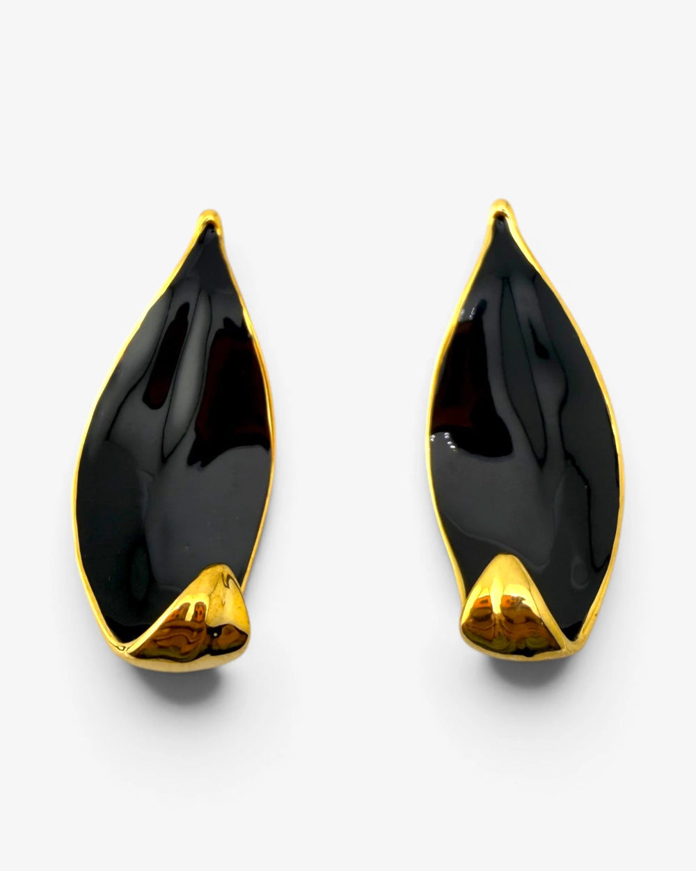 Boucles d'oreilles Goutte Ébène - BEQUEEN PARIS