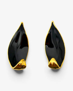 Boucles d'oreilles Goutte Ébène - BEQUEEN PARIS