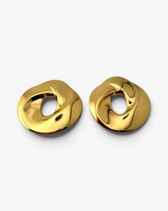 Boucles d'oreilles Halo Doré - BEQUEEN PARIS