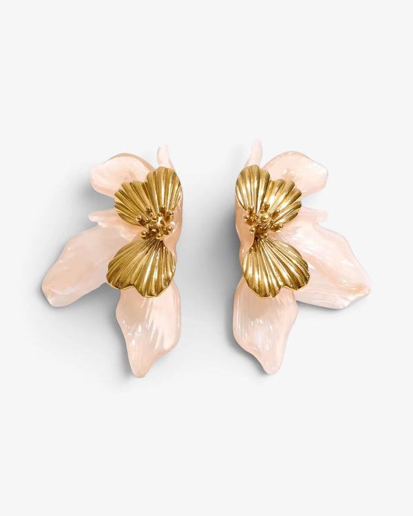 Boucles d'oreilles Orchidée Élégance - BEQUEEN PARIS
