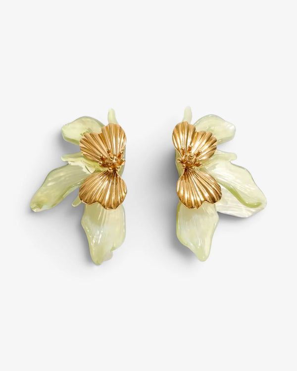Boucles d'oreilles Orchidée Élégance - BEQUEEN PARIS