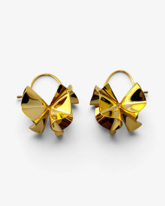 Boucles d'oreilles Origami Doré - BEQUEEN PARIS