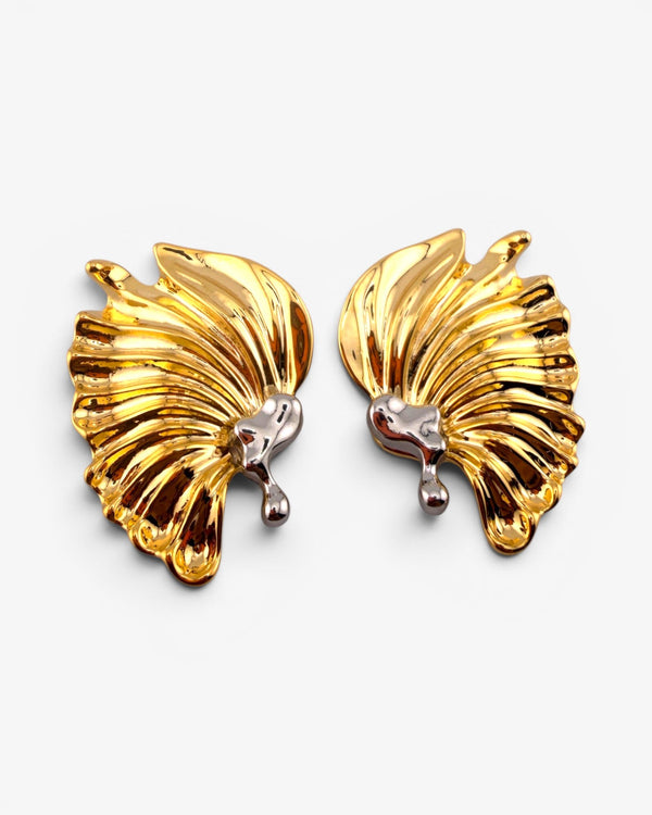 Boucles d'oreilles Papillon Doré Élina - BEQUEEN PARIS