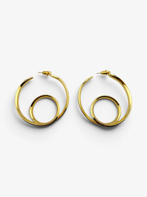 Boucles d'Oreilles Sculptées Sculpt Flow - BEQUEEN