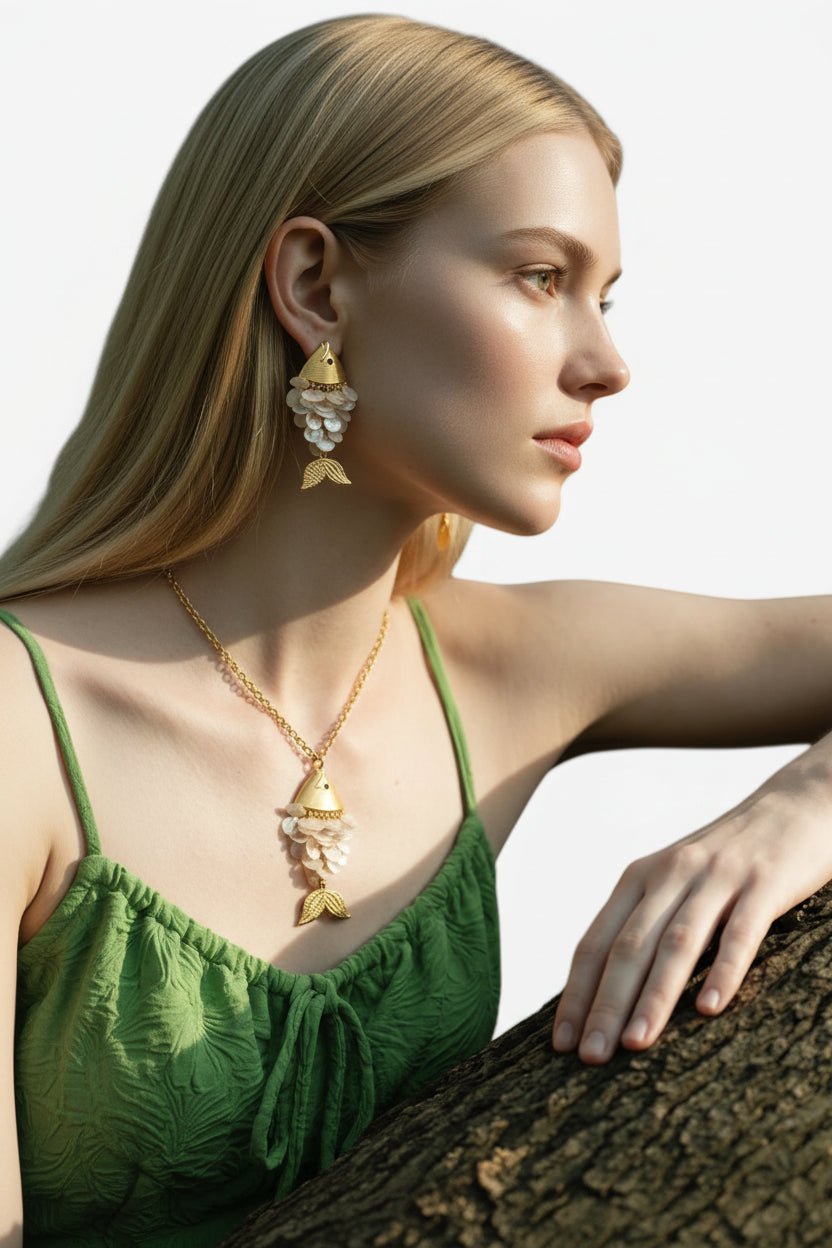 Boucles Fish Sequin - BEQUEEN PARIS
