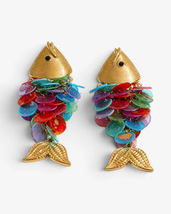 Boucles Fish Sequin - BEQUEEN PARIS