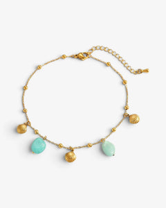 Bracelet de Cheville Coquillage Marina - BEQUEEN PARIS