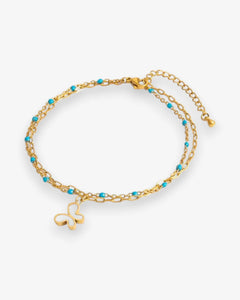 Bracelet de Cheville Papillon Aura - BEQUEEN PARIS