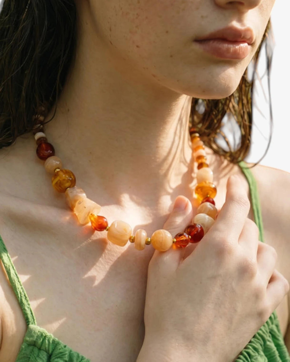 Collier Amber Glow - BEQUEEN PARIS