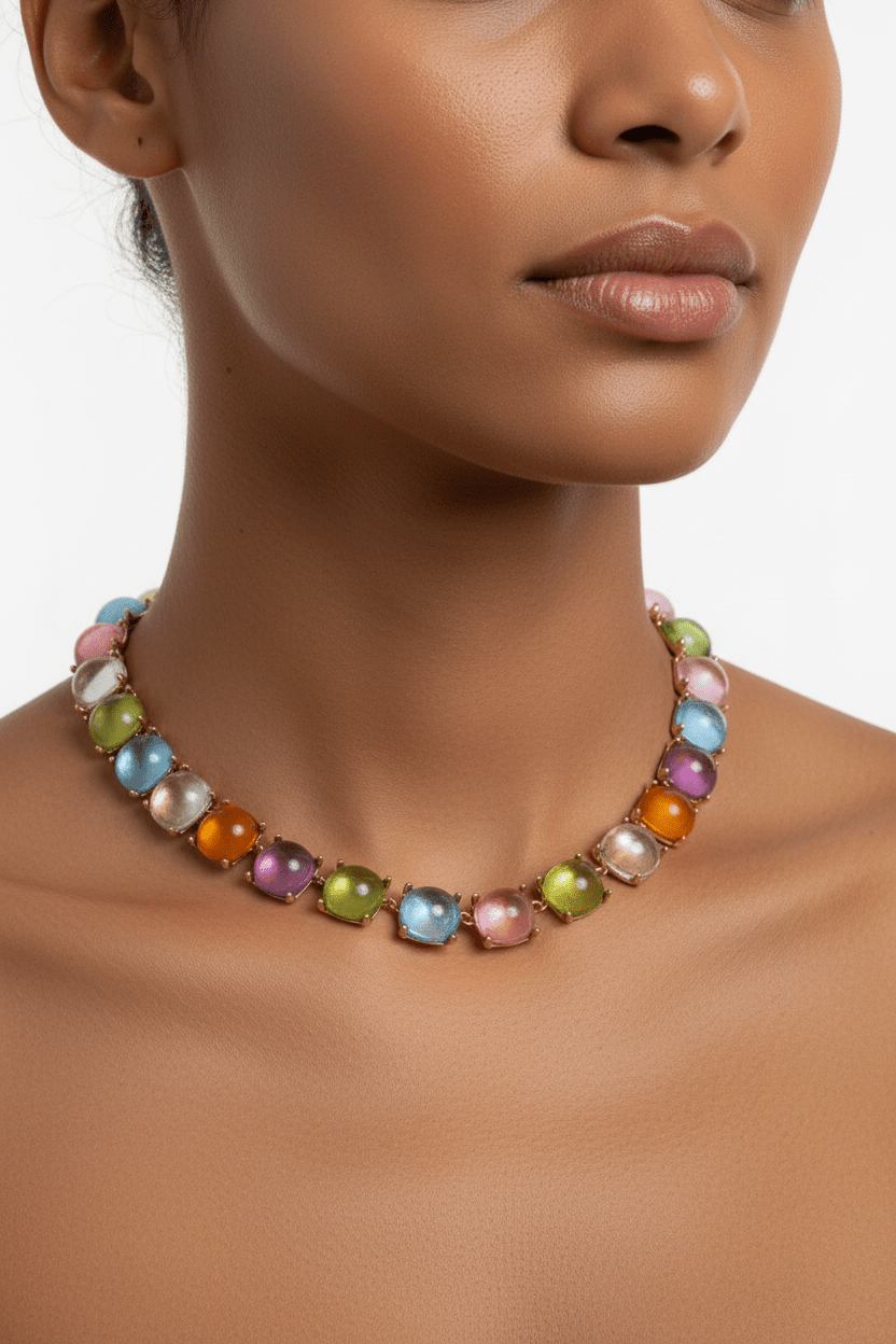 Collier Dolce Vita – Multicolore Acier Inoxydable - BEQUEEN