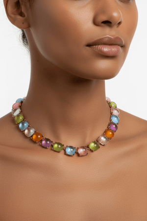Collier Dolce Vita – Multicolore Acier Inoxydable - BEQUEEN