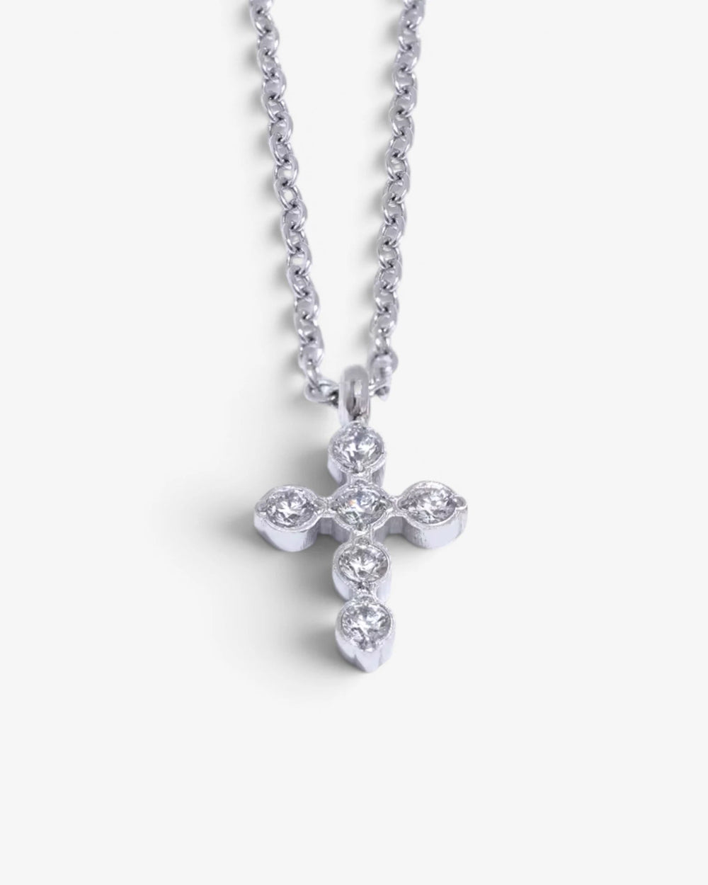 Collier Lucia à Pendentif Croix - BEQUEEN PARIS