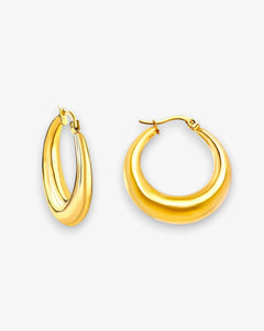 Créoles Nova Bold en acier inoxydable 20mm à 40mm - BEQUEEN PARIS