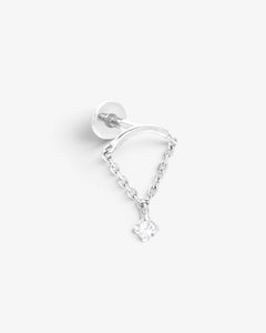 Piercing Labret Chaîne Nova Titane - BEQUEEN PARIS