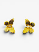 Puces d'oreilles Papillon Brillant Dorées - BEQUEEN PARIS