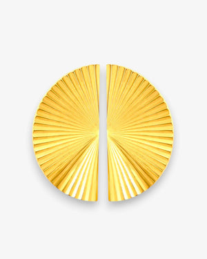 Puces Éventail Soleil en acier inoxydable - BEQUEEN PARIS